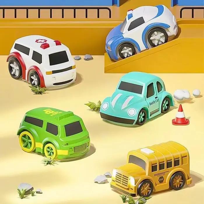 Jeu d'aventure sur rail de course pour enfants - Jouet interactif mécanique éducatif pour l'entraînement cérébral - Fusée spatiale et Anima