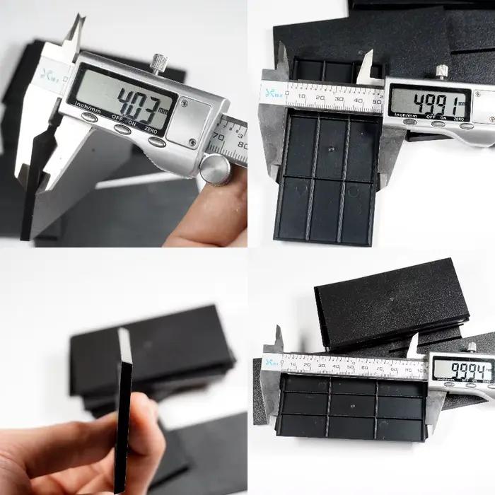 Socles rectangulaires pour jeux de société de 50x100mm avec nervures renforcées, prêts à peindre, idéals pour les jeux Warhammer 40k, L'Âge de Sigmar, Le Monde Ancien, Kill Team et Horizon, offerts pour occasions spéciales