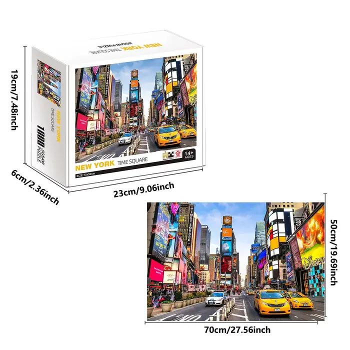 1000 pièces Puzzle New York Time Square décor à la maison adultes jeux