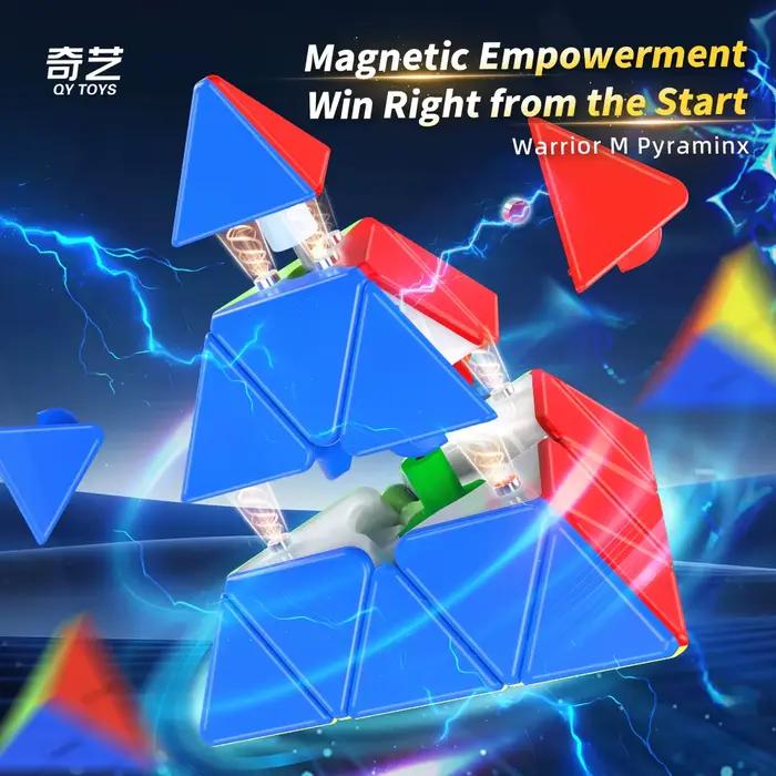 Guerrier 3X3 pyramide Cube magique magnétique Puzzle éducatif