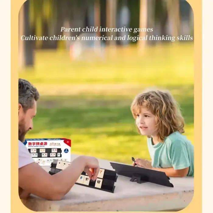 1 Jeu de Mahjong israélien numérique, cartes de Mahjong, jeu de société, jouets de loisirs, jeux de société multijoueurs, accessoires de jeu de société, jeu de fête pour adultes