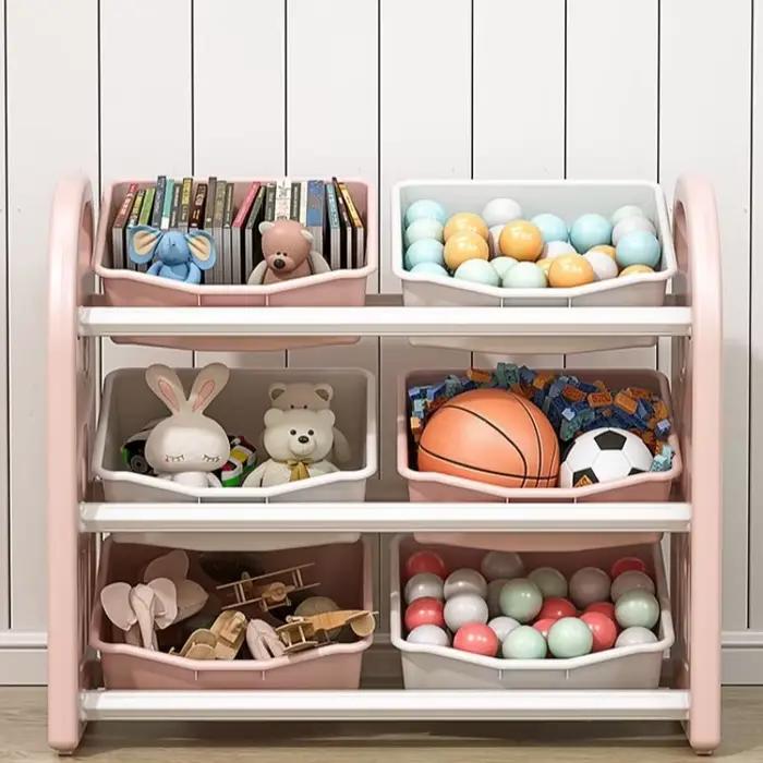 Armoire de rangement pour jouets d'enfants, grande capacité, multifonctionnelle, boîte de rangement pour classification et tri