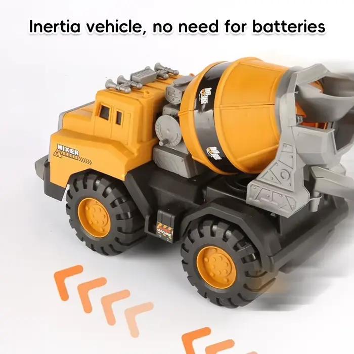 Jouets de construction pour enfants : mini-excavatrice, camion benne, chariot élévateur, véhicules à inertie
