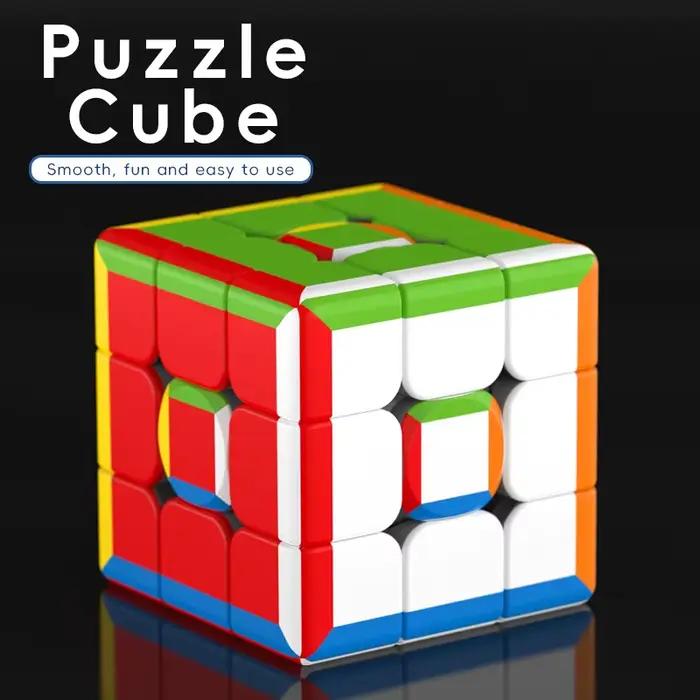 Lite-Cube 3x3 Speed Cube Puzzle - Défi de Cubing 3x3x3, parfait pour adultes, casse-tête, cadeau de Noël ou d'anniversaire