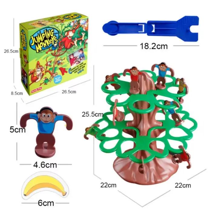 Jeu de société interactif Singe sauteur grimpant aux arbres pour la famille et les amis