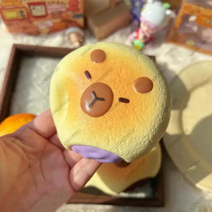 Capybara boulangerie lente augmentation Squishy Capybara jouet pain pâtisserie gâteau presser soulagement du Stress main relaxant cadeau rebond doux