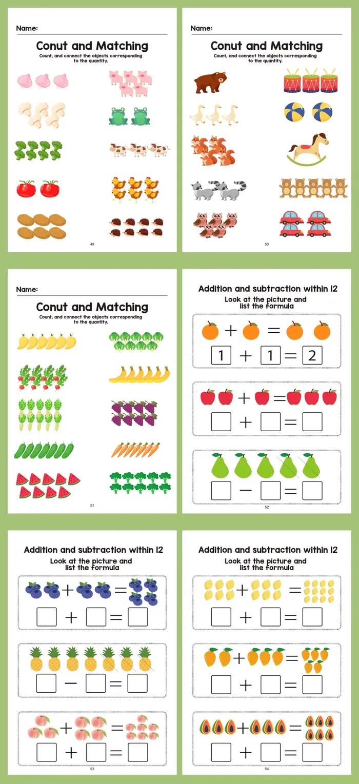 Cahier d'exercices interactif de mathématiques - Comptage