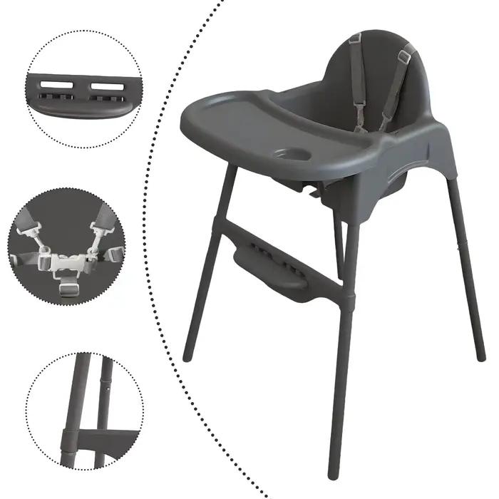 Chaise haute pour bébé Yalion (6-36 mois) avec plateau