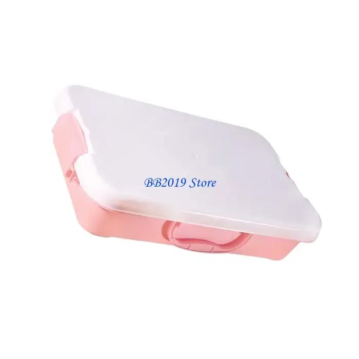 Q0KB bac sensoriel empilable plateau sable boîte rangement jouets sable pour enfant conteneur d'outils sable