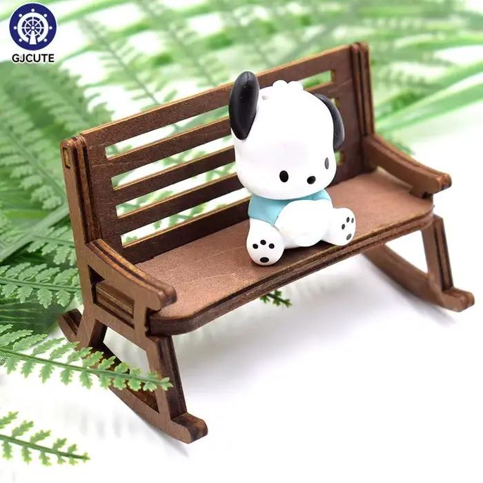 Mini table de parc l'inventaire pour enfants, tabouret banc, chaise à bascule, maison de poupées, ac
