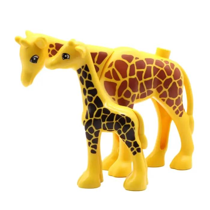 Ensemble de blocs de construction d'animaux de Zoo