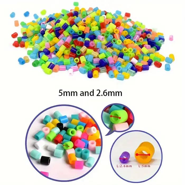 perle a repasser Ensemble de perles Hama 2.6mm, Puzzle 3D, perles en fer, jouet pour enfants, artisa