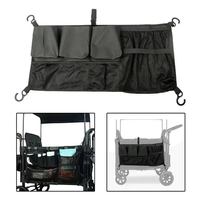Filet de chargement pour chariot de poussette WONDERF adaptatif en lin pour enfants 3-6 ans rangement pratique et confortable pour poussettes occasions spéciales