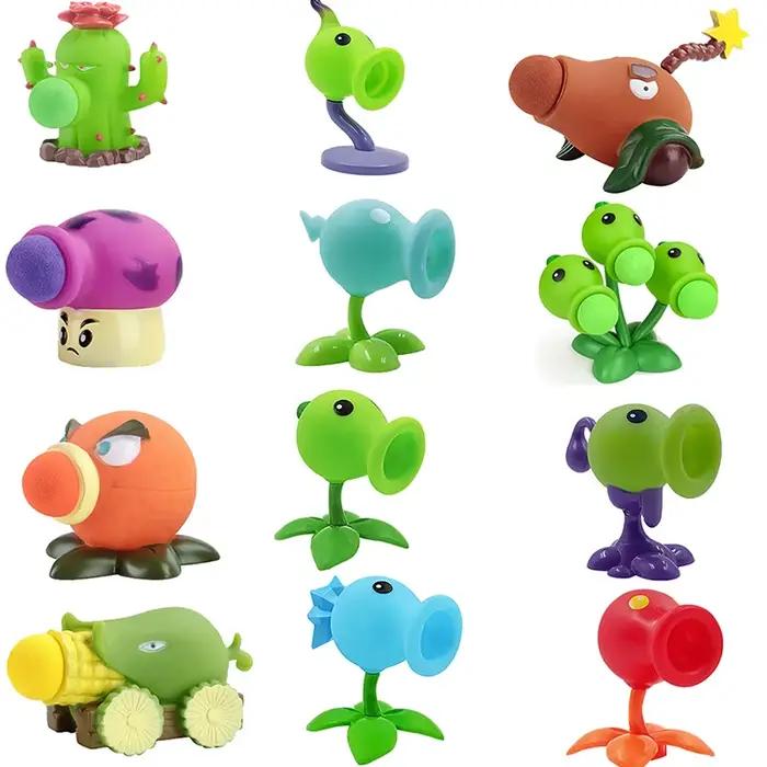 Figurine Plants vs Zombies Paysan Gatling Poire Tireur Modèle Jouet Enfant Cadeau Occasions Spéciales