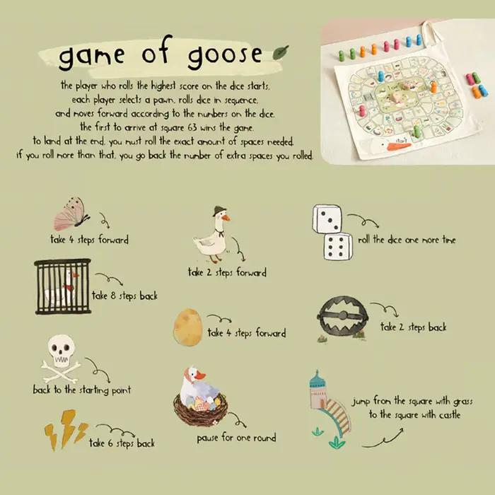 Jeu de société en toile double face pour enfants