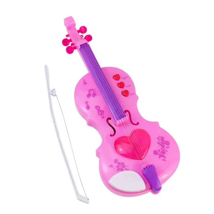 Violon électrique à 4 cordes, jouet musical éducatif précoce pour enfants, jouet d'apprentissage d'i