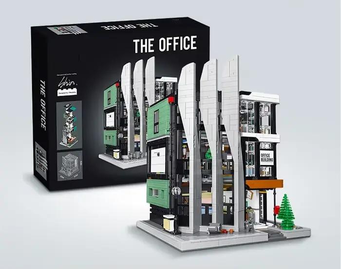 Ensemble de blocs de construction MOC pour immeuble de bureaux, 3828 pièces, modèle de maison modula