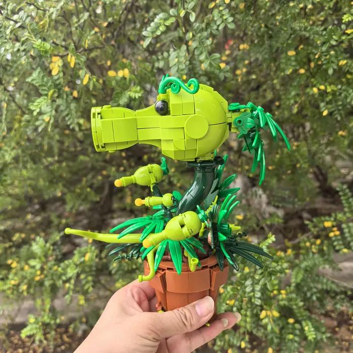 Jeu de construction créatif Plants vs. Zombies : Pistolet à pois