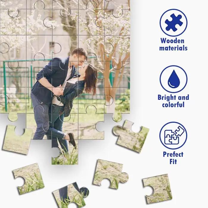 Puzzle photo personnalisé avec photo de selfie