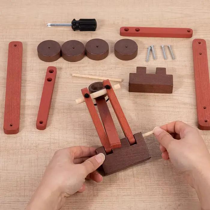 Jouets en bois, blocs de construction en bois de hêtre