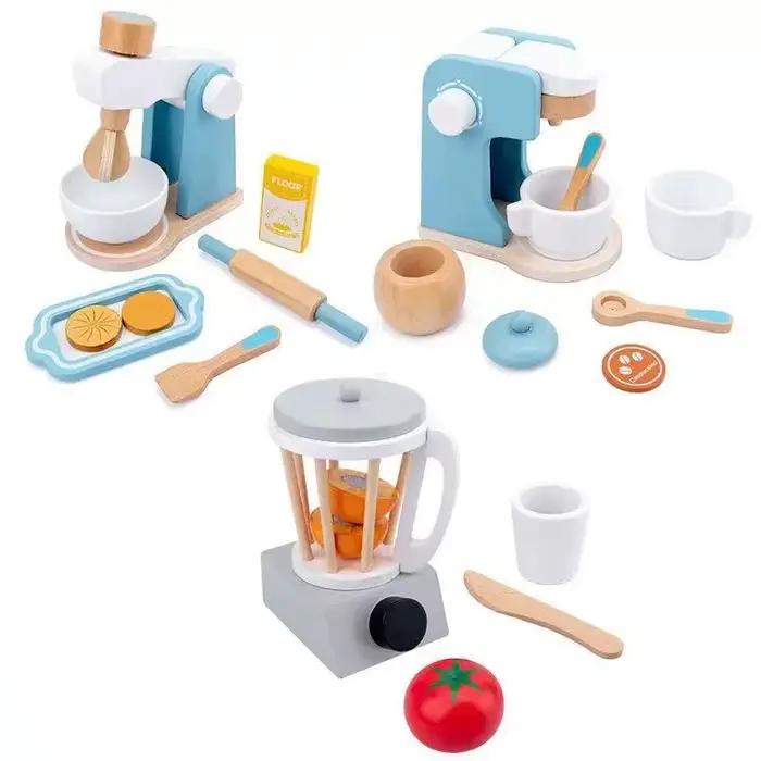 Jouets de cuisine en bois, jeux de simulation, jeux de rôle, simulation réaliste, cadeaux pour garçons et filles
