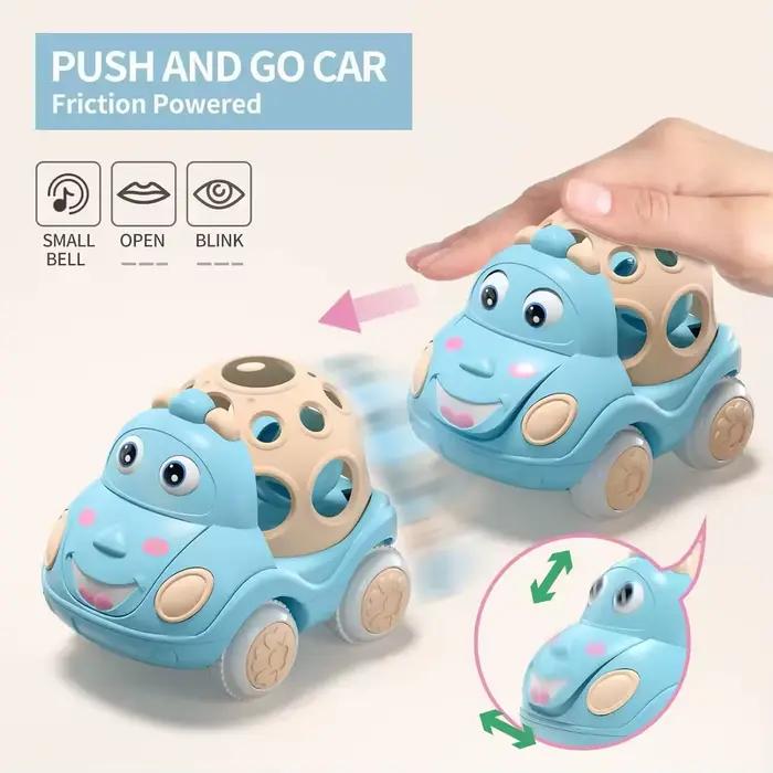 Voiture Jouet Plastique ABS Friction pour Enfants 1 à 3 Ans Cadeau Anniversaire Occasions Spéciales