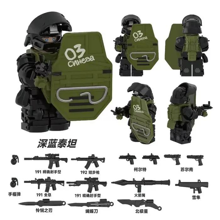 Module de construction Delta Operation Special Forces, module de construction Weilong, jouets miniatures faits à la main
