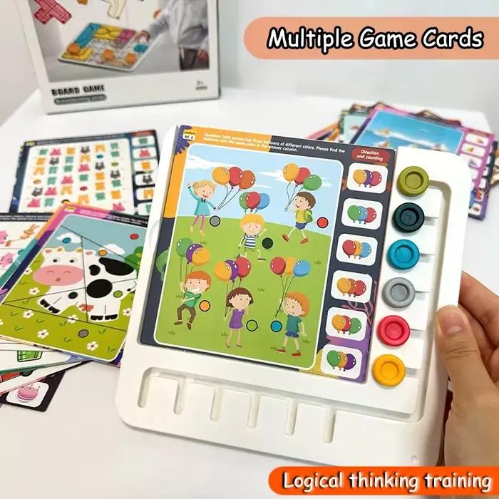 Jeux de société d'entraînement à la pensée logique pour enfants, cubes de puzzle interactifs parent-enfant, jouets d'activité de fête