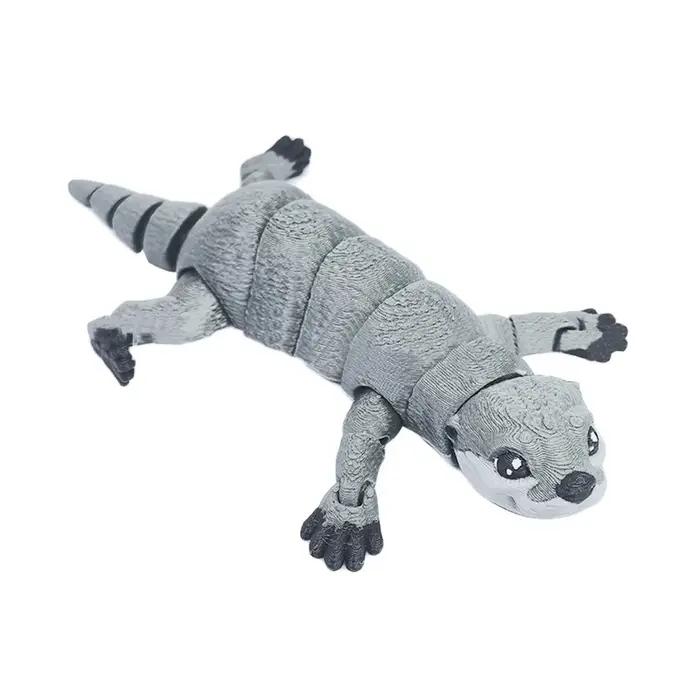 Design créatif 3D imprimé loutre multi-articulé mobile PLA