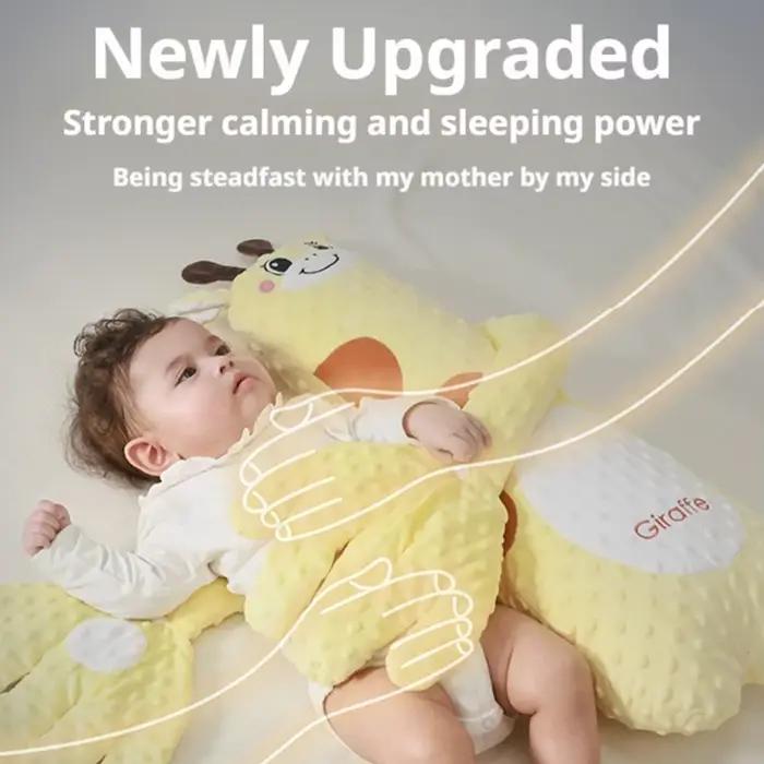 Nouvelle poupée de confort Pat And Hug, peluche apaisante pour les enfants qui couchent sur le dos,