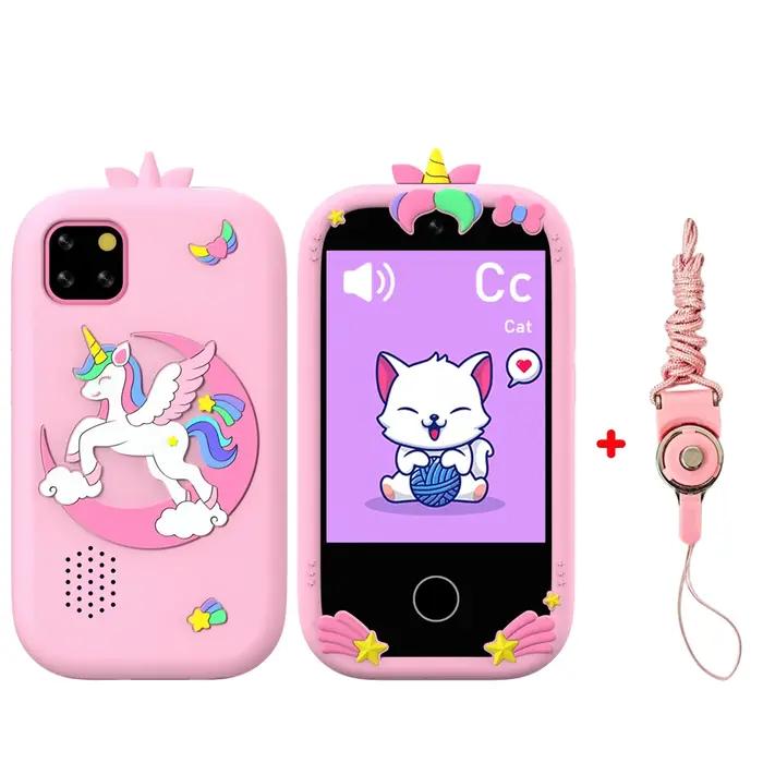 Jouet smartphone pour enfants avec 18 jeux de puzzle