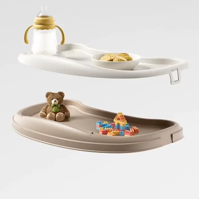 Chaise haute et siège à bascule pour bébé 2 en 1