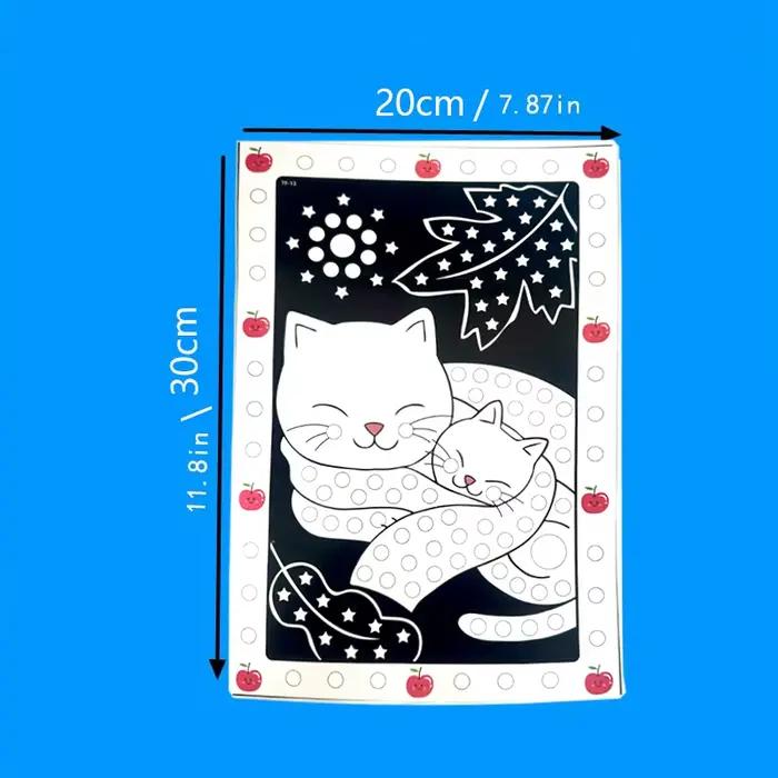 Autocollants de points de Puzzle amusants pour enfants
