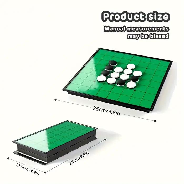AIUAZA Original Othello - Jeu de stratégie intemporel - Tableau pliant magnétique engageant et sécurisé - Parfait pour le plaisir en intérieur