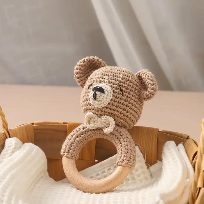 Jouets pour bébé Crochet Animal hochet dessin animé musique