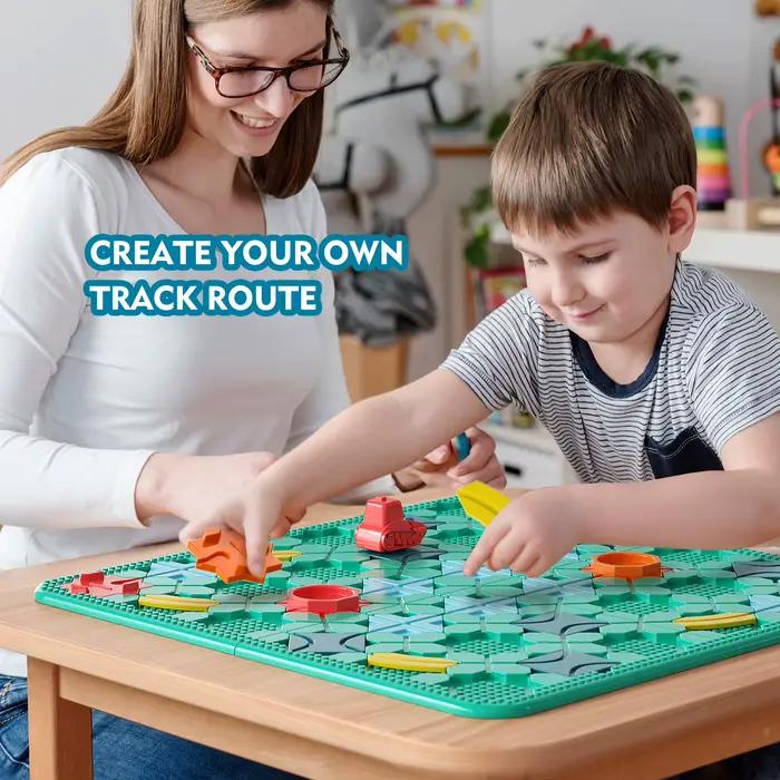 Jeu de labyrinthe de construction de route pour enfants