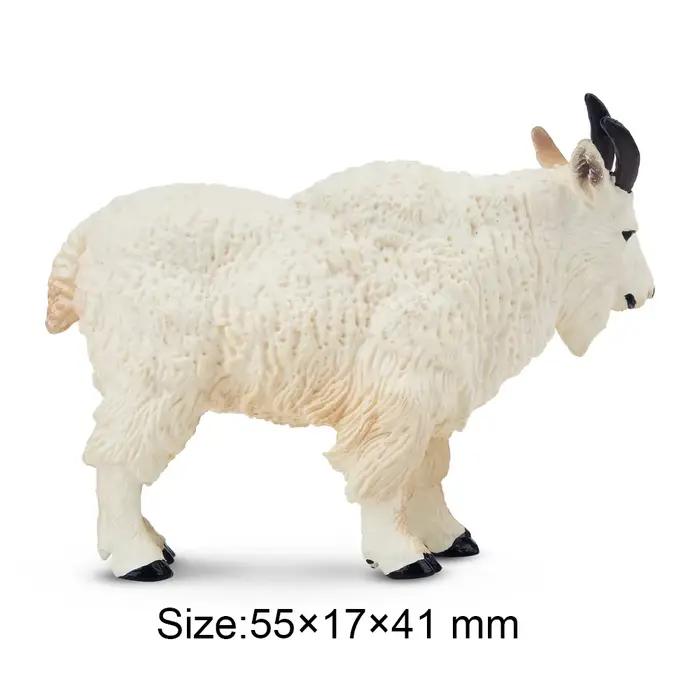 Toymany Simulation montagne chèvre faune modèle Animal jouet Mini Figurines poupées Action Figurines