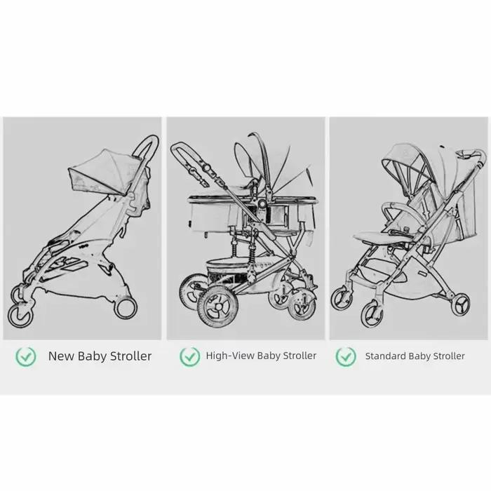 Adaptateur de pédale de poussette assis et sur pied 2 en 1