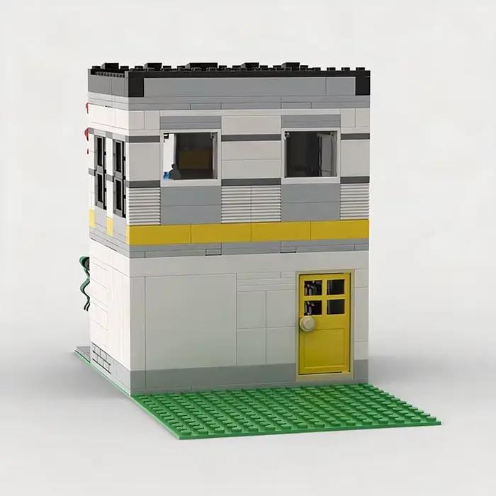 182 pièces de construction modulaire, enceinte modulaire MOC, blocs de construction modulaires personnalisables, briques de conception créative, jouet DIY pour garçons, cadeau d'anniversaire