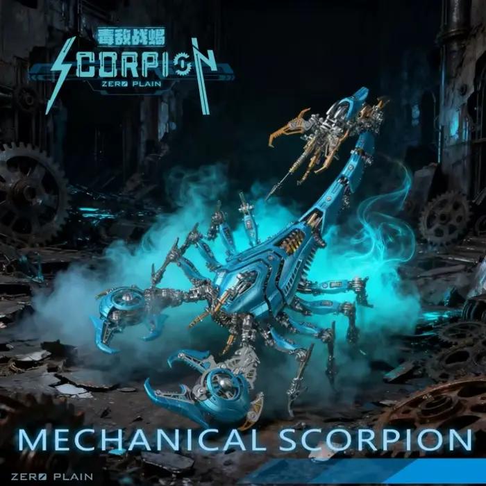 Spotmechanical War Scorpion 3D Blocs de construction métalliques tridimensionnels