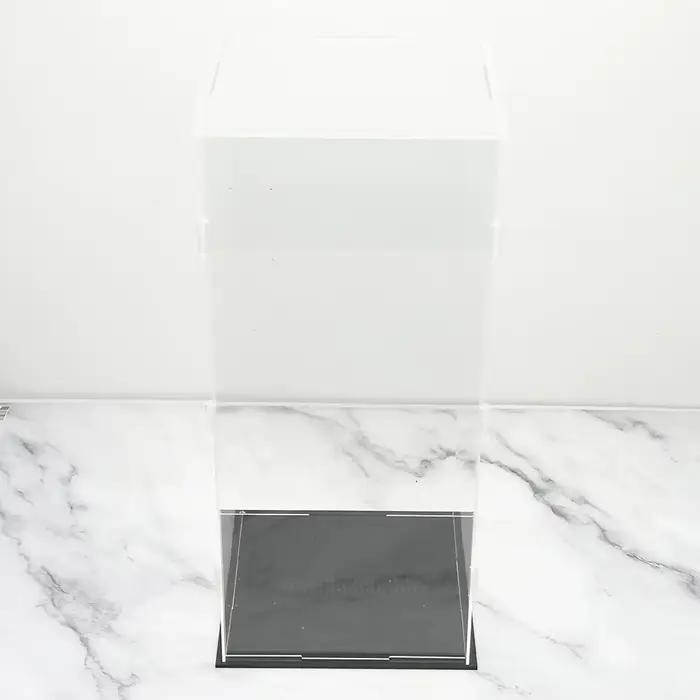 Boîte d'exposition transparente en plastique pour poupées supermodèles 32cm, accessoire de rangement et décoration intérieure élégante