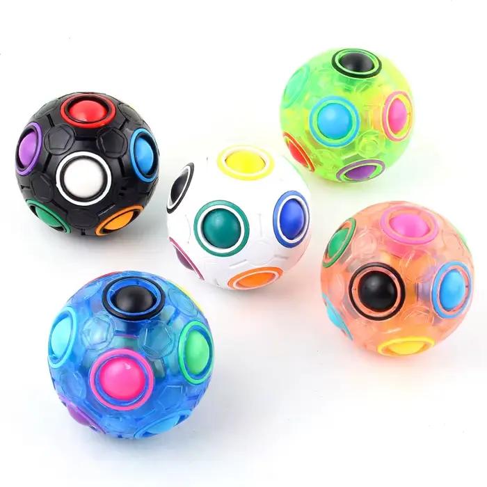 Cube de Vitesse Arc-en-Ciel Magique Jouet Anti-Stress Casse-Tête 3D pour Enfants Adolescents et Adultes Occasions Spéciales