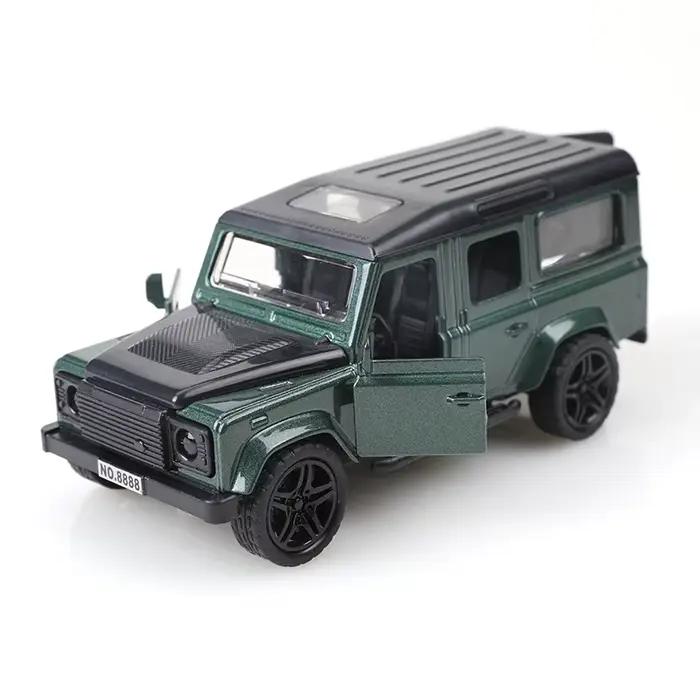 Modèle de voiture en métal simulé pour enfants, voitures de sport super cool, ornements de retour
