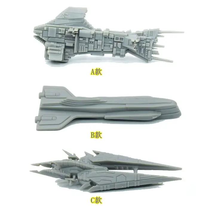 Jeu de société TRPG, miniatures de navires interstellaires