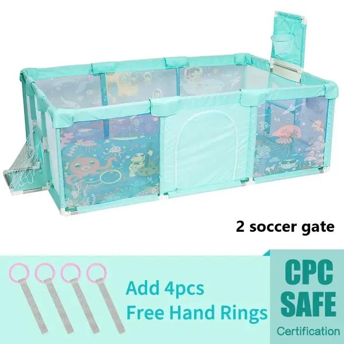 Parc intérieur IMBABY pour enfants aire de jeux sécurisée activités diverses barrière de sécurité pour bébés occaions spéciales à offrir