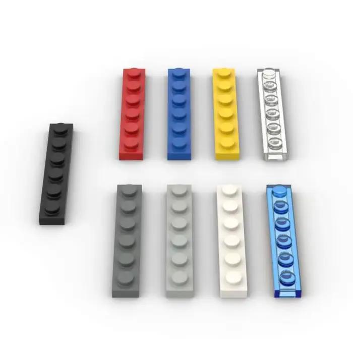 MOC 10 pièces 3666 1X6 plaque blocs de construction Kit haute technologie conseil maison briques particules bricolage