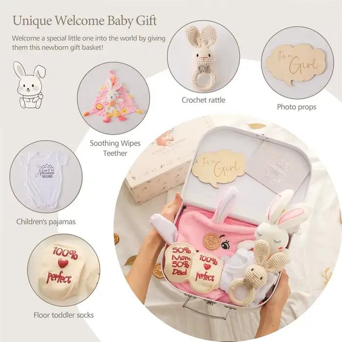 Couverture en coton double face pour bébé