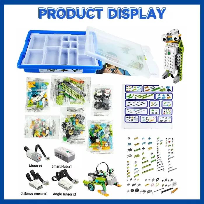 2.0 fonctions éducatives pièces compatibles 45300 ensemble de base blocs de construction bricolage jouets cadeaux de