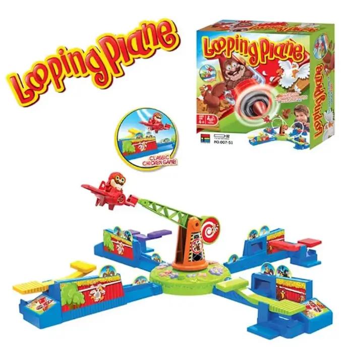 Jeu de vol de poulet en avion rotatif, poussins attrapant l'aigle, jeu de table interactif multijoueur, jeu d'avion en boucle