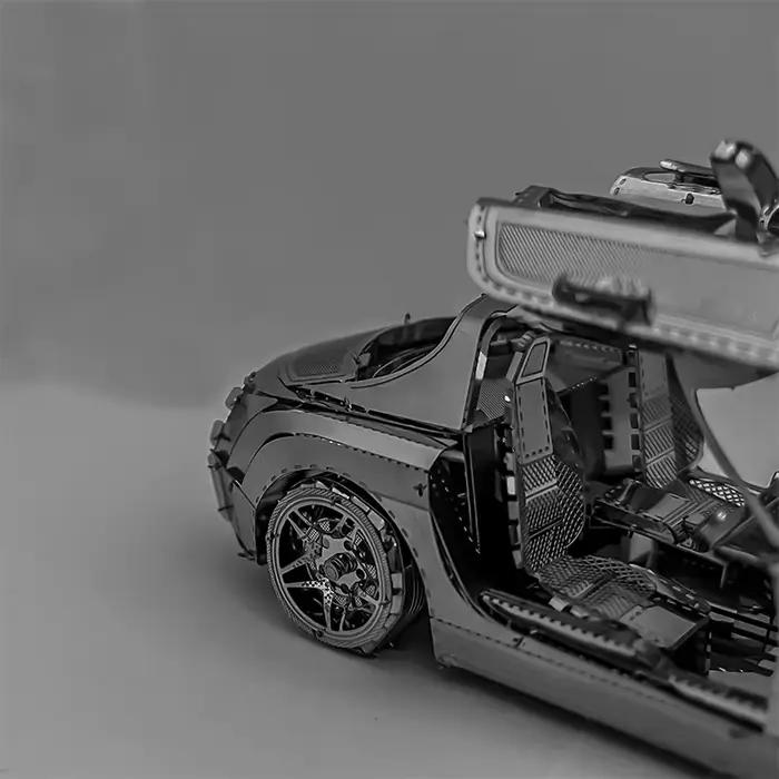 Puzzle 3D de Voiture de Sport en Métal Kit Modèle de Bricolage Jouet Adulte Cadeau Anniversaire Occasions Spéciales
